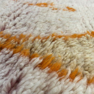 Moroccan Rug Pink & Orange Vintage Style Newly made Boujaad | 10x8 Ft | 3x2,40 m | JALLANA | 100% wool handmade - OunizZ