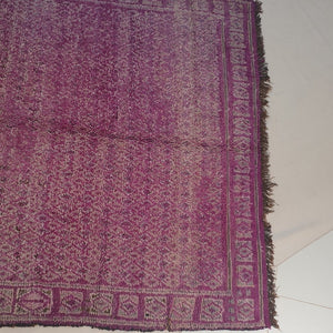 Moroccan VINTAGE Purple Rug | 9'5x6'1 Ft | 2,90x1,87 m | AWDALA | 100% wool handmade - OunizZ
