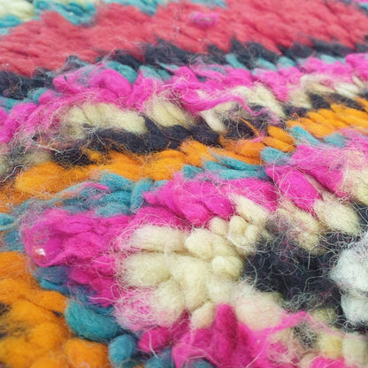 Moroccan VINTAGE Red Rug | 9'9x5'8 Ft | 3x1,77 m | TABELDA | 100% wool handmade - OunizZ