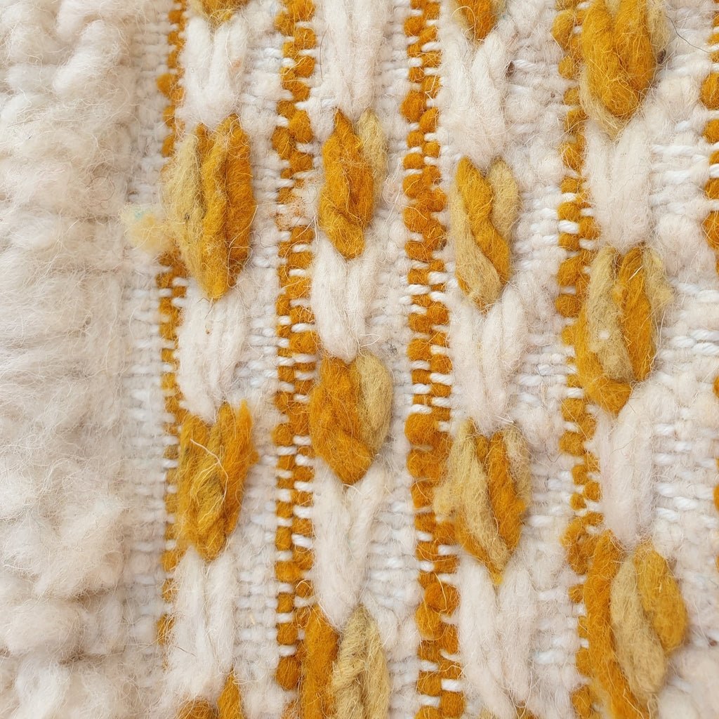 MZYONA | 8'5x5 Ft | 2,6x1,6 m | Moroccan Beni Ourain Rug | 100% wool handmade - OunizZ