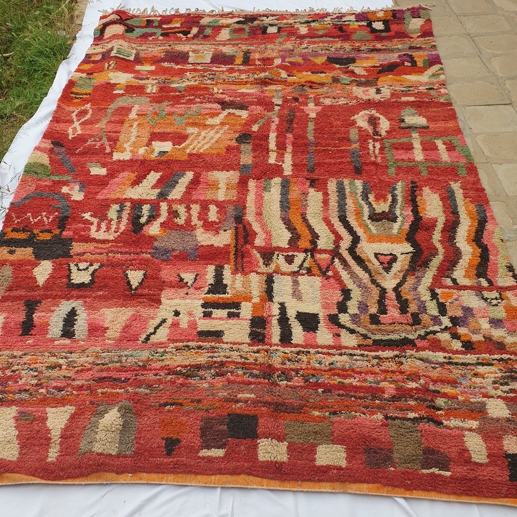 NAR | Boujaad Rug 15'8x10 Ft | 5x3 M | 100% wool handmade in Morocco - OunizZ