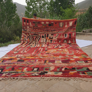 NAR | Boujaad Rug 15'8x10 Ft | 5x3 M | 100% wool handmade in Morocco - OunizZ