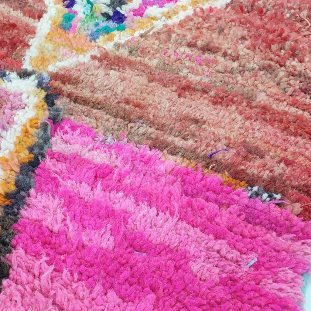 NIIMA Runner | 9'8x2'8 Ft | 3x0,85 m | Moroccan Colorful Rug | 100% wool handmade - OunizZ