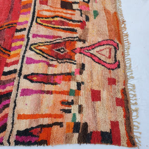 Nssala - MOROCCAN BOUJAD RUG | Large Berber Colorful Area Rug for living room Handmade Authentic Wool | 13'5x10'2 Ft | 413x310 cm - OunizZ