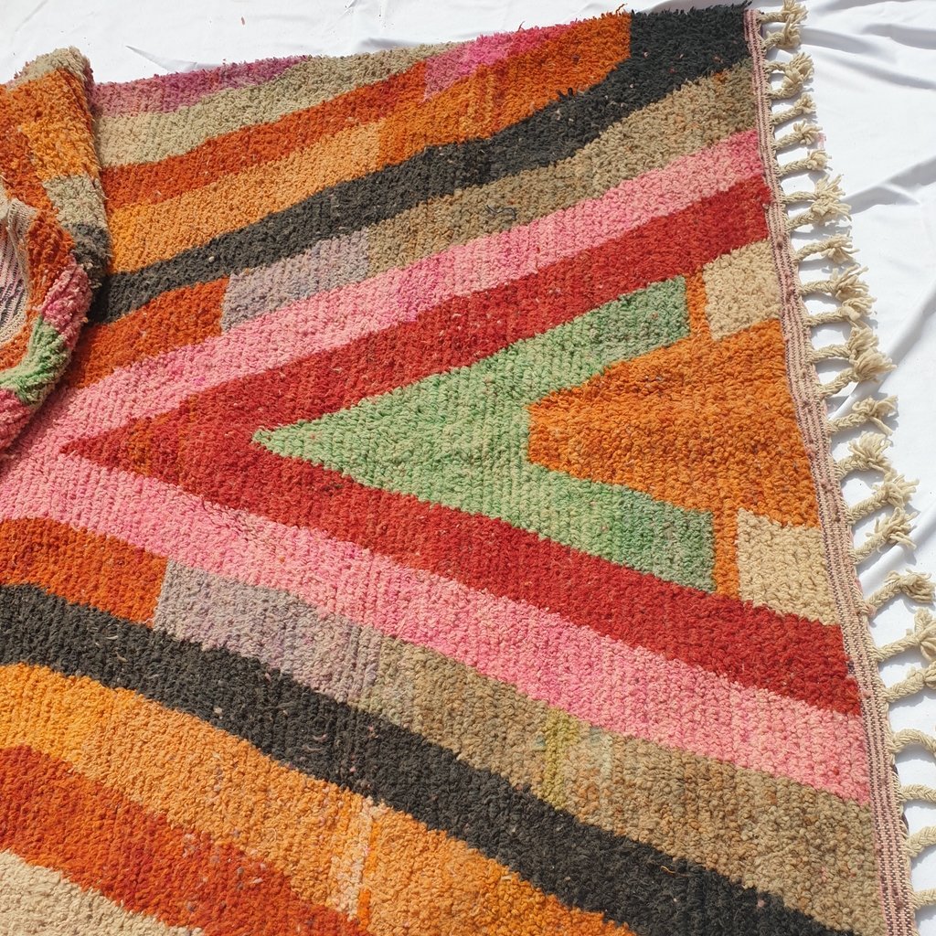 NUMADYA | 9'5x6'5 Ft | 3x2 m | Moroccan Colorful Rug | 100% wool handmade - OunizZ