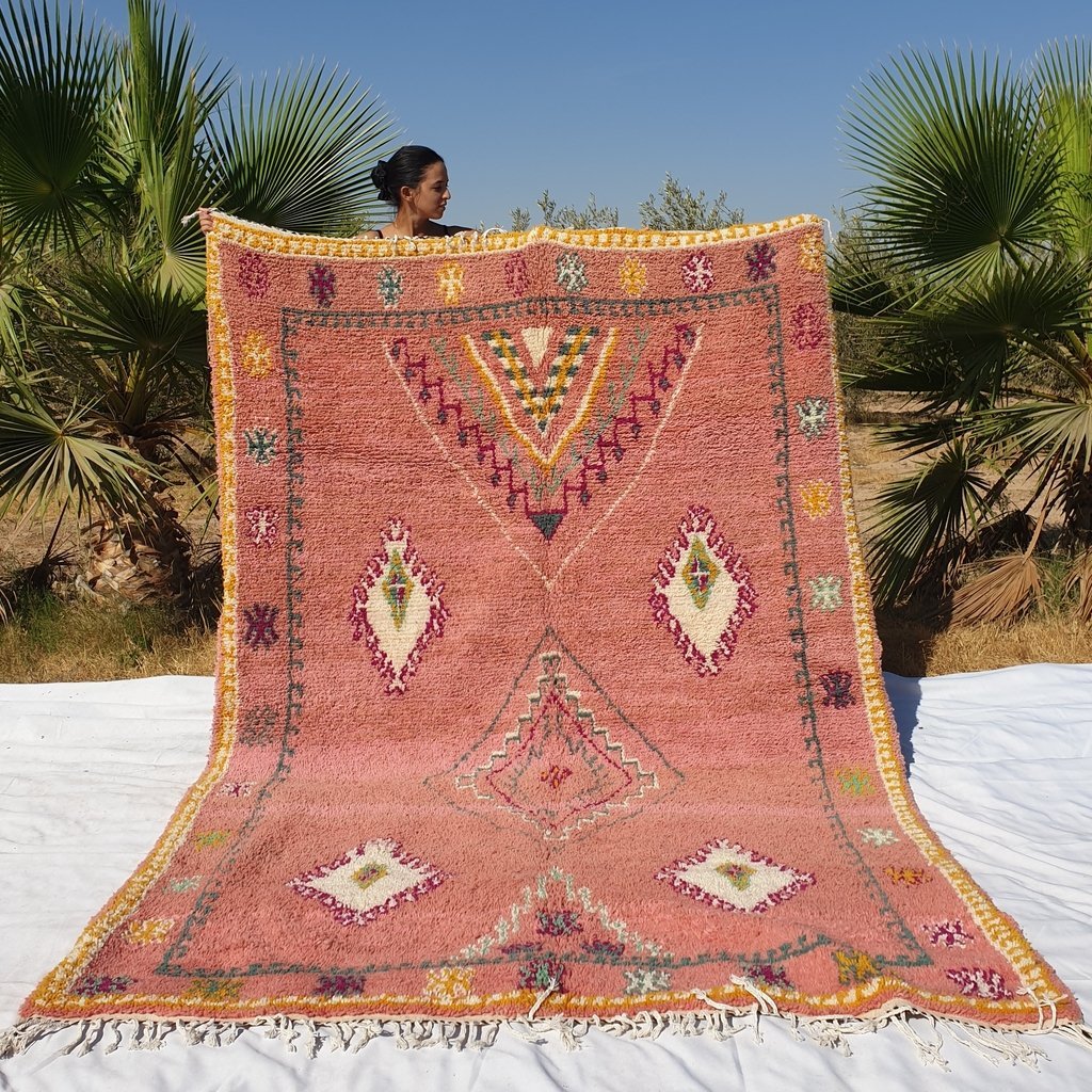 OMGHAIT | 7x10'5 Ft | 320x215 cm | Moroccan Vintage style Rug | 100% wool handmade - OunizZ