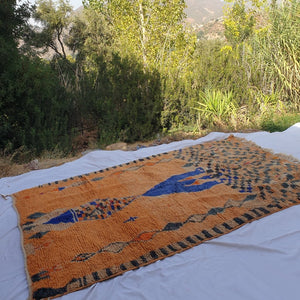 ORANJA | 9'4x6'6 Ft | 287x200 cm | Moroccan Colorful Rug | 100% wool handmade - OunizZ