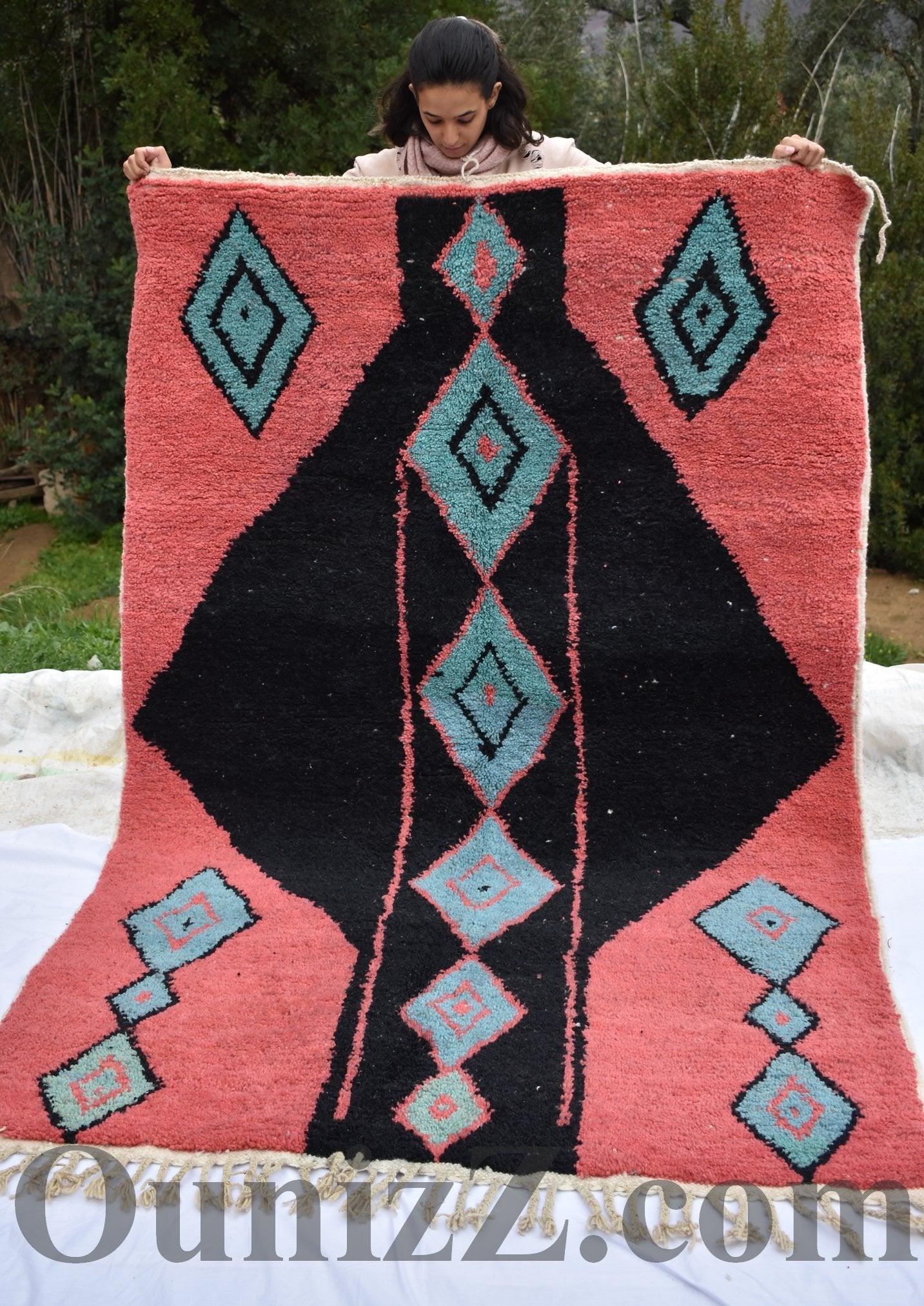 ORDRY | Boujaad Rug | 100% wool handmade in Morocco - OunizZ