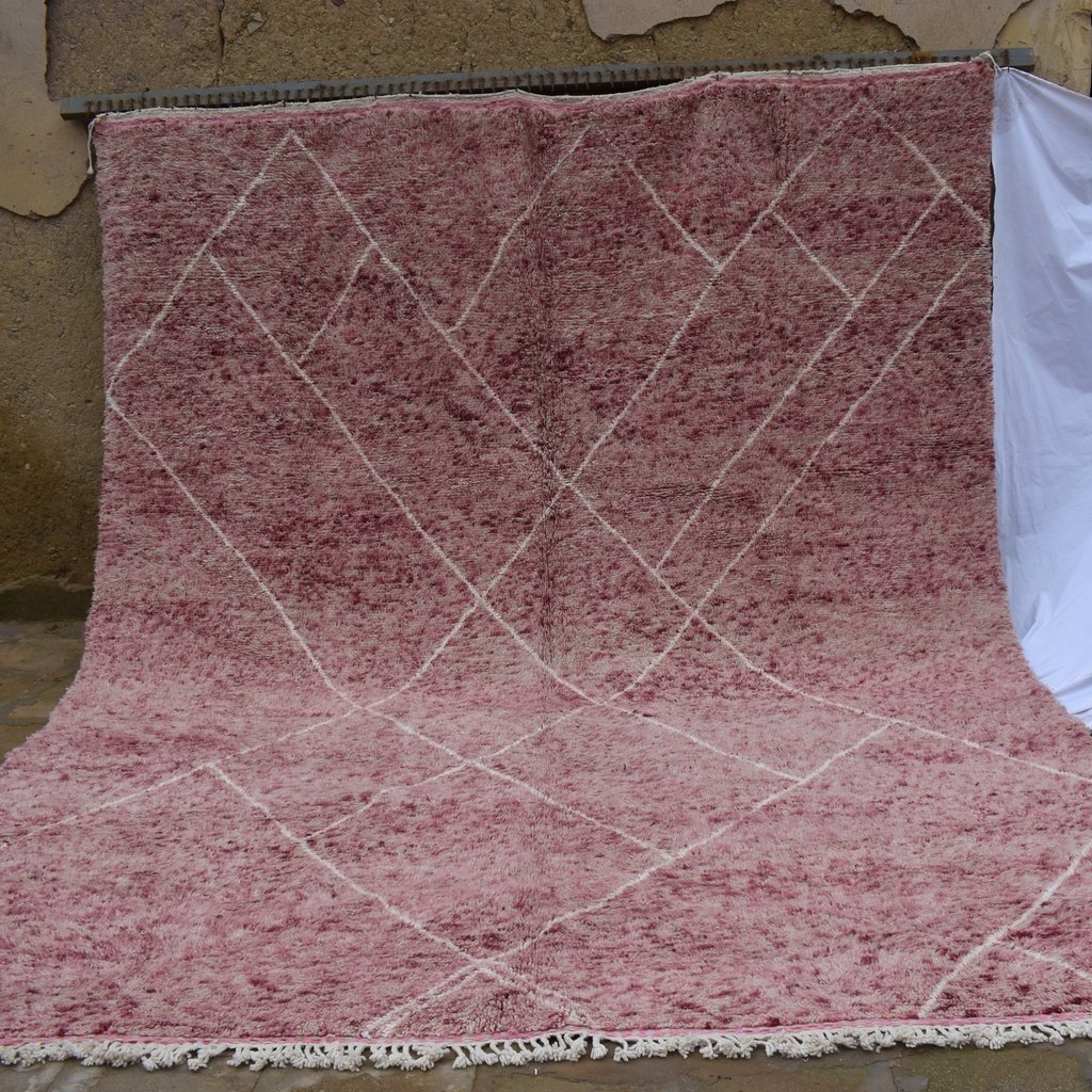 ORLLY | Boujaad Rug 12'7x10 Ft 4x3 M | 100% wool handmade in Morocco - OunizZ