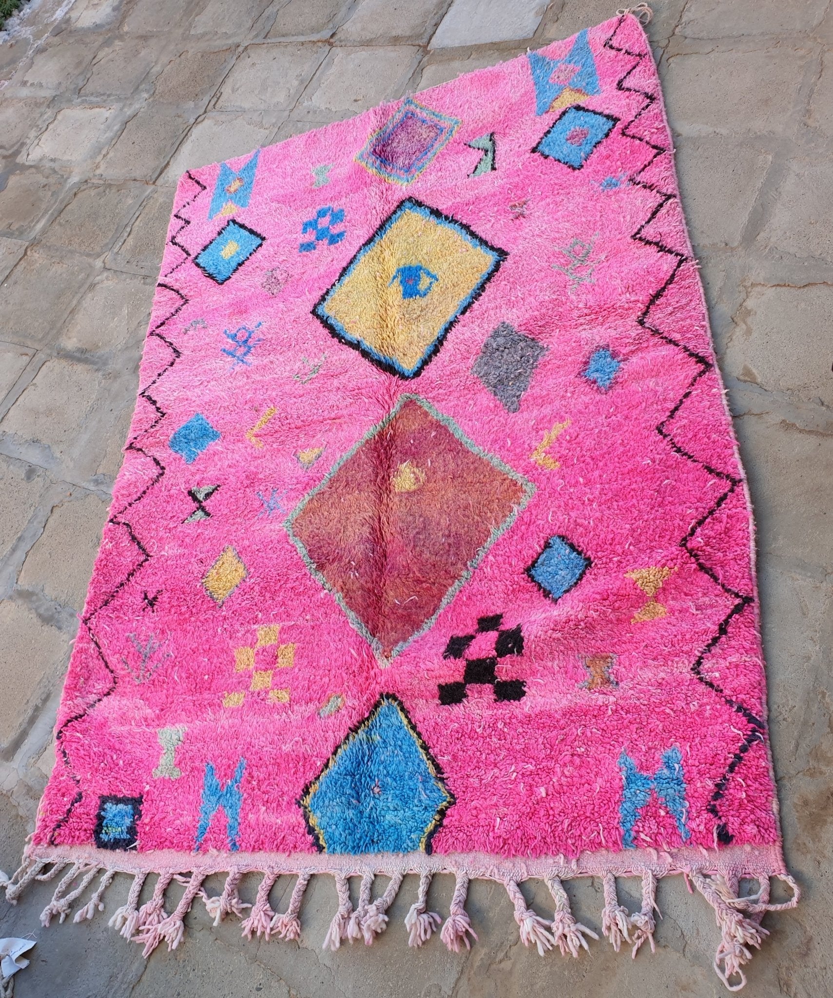 OUARDIA | Boujaad Rug | 100% wool handmade in Morocco - OunizZ