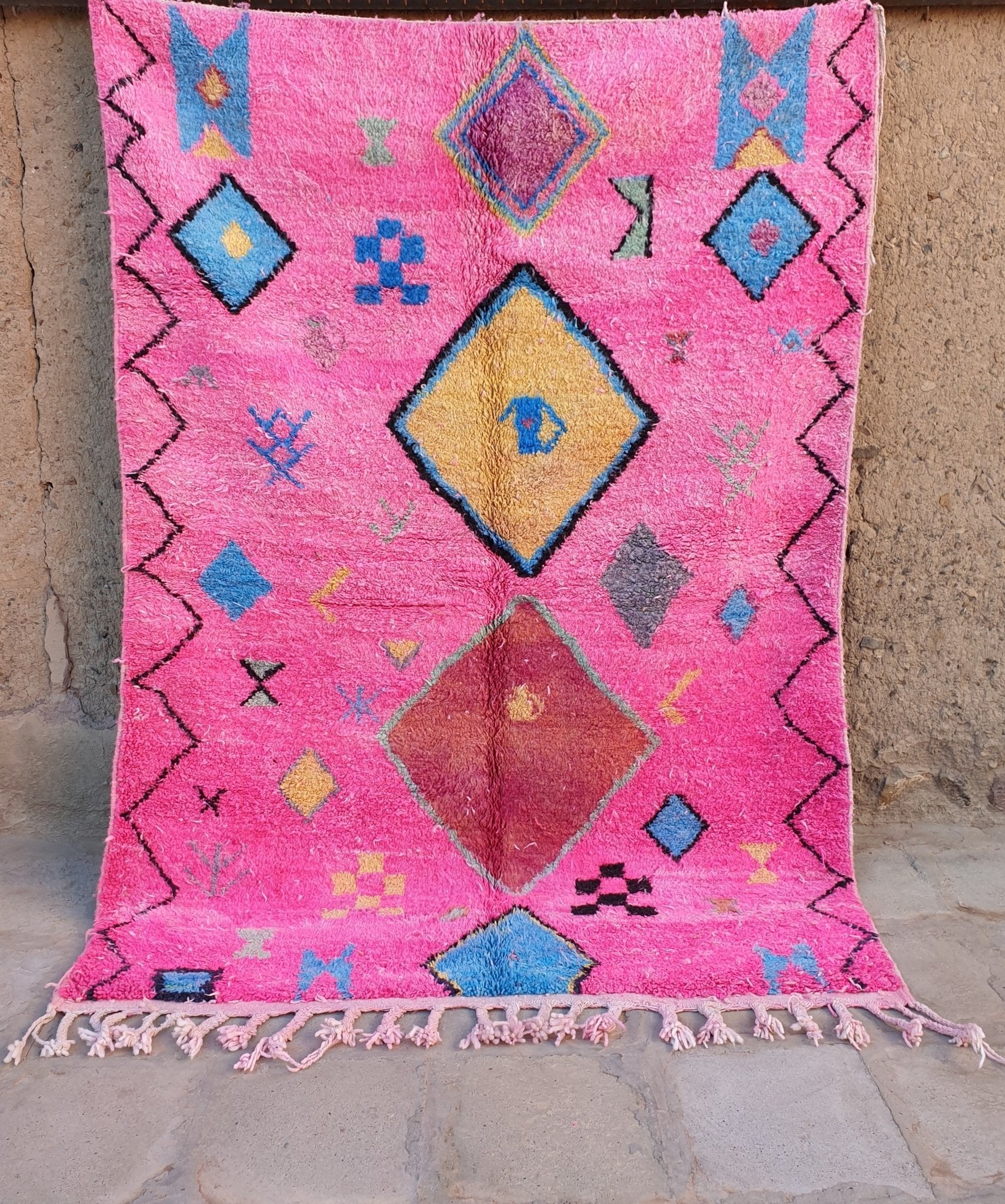OUARDIA | Boujaad Rug | 100% wool handmade in Morocco - OunizZ