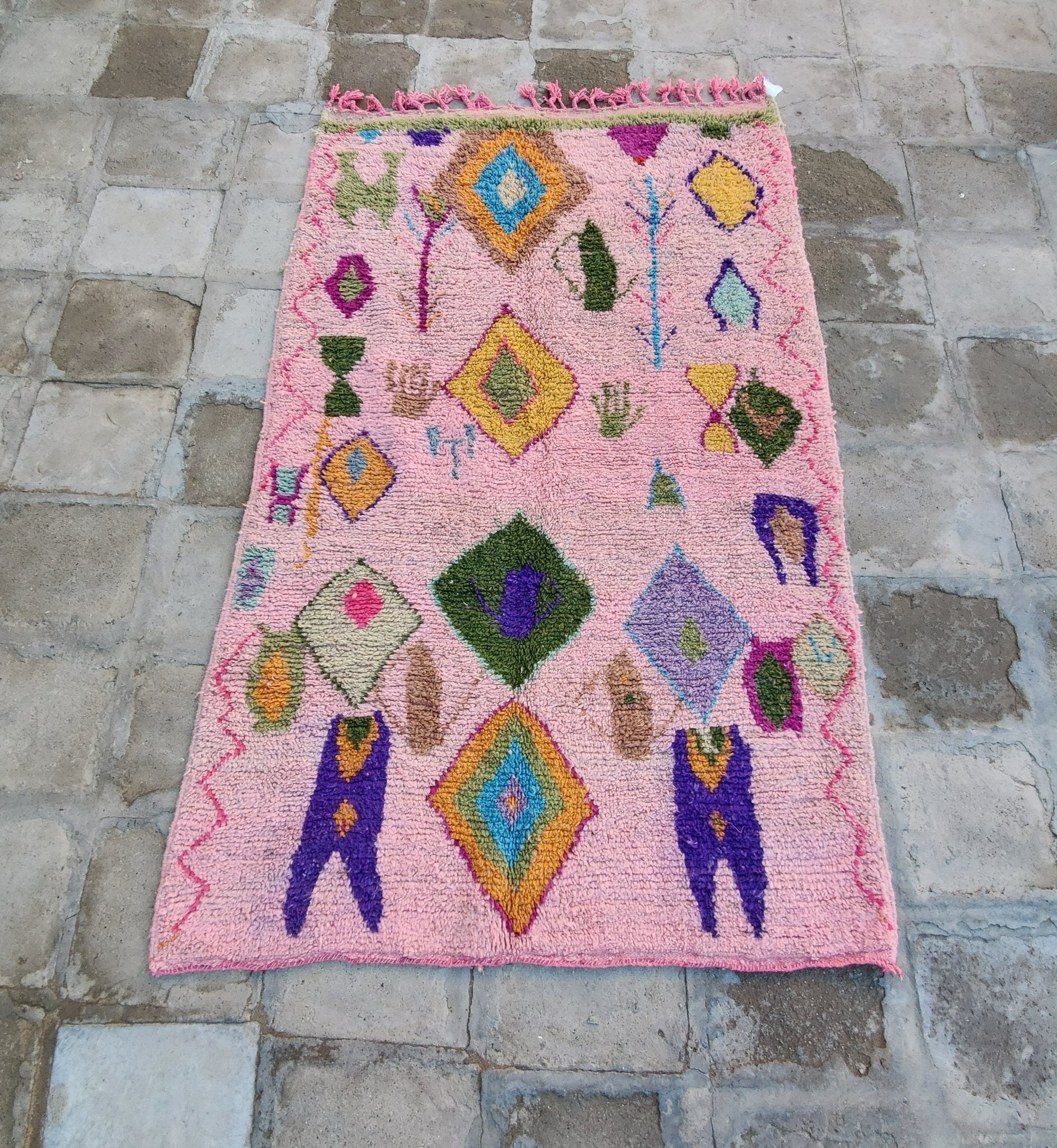 OUZZA | Boujaad Rug | 100% wool handmade in Morocco - OunizZ