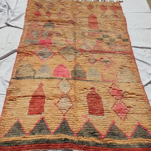RABIT | 8'5x5 Ft | 2,50x1,50 m | Moroccan Colorful Rug | 100% wool handmade - OunizZ