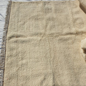 RAHA | 9'8x6'6 Ft | 3x2m | Moroccan Beni Ourain Rug | 100% wool handmade - OunizZ
