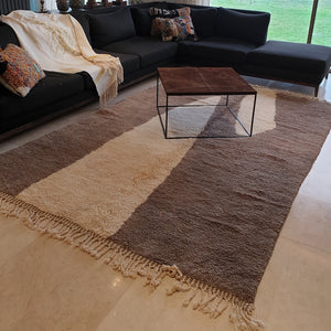 RAMA | 9'7x6'6 Ft | 3x2 m | Moroccan Beni Mrirt Rug | 100% wool handmade - OunizZ
