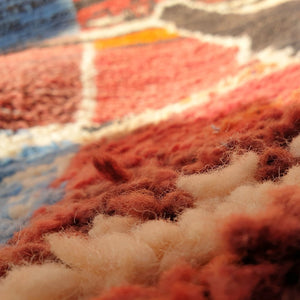 RANA | Boujaad VINTAGE Rug | 100% wool handmade in Morocco - OunizZ