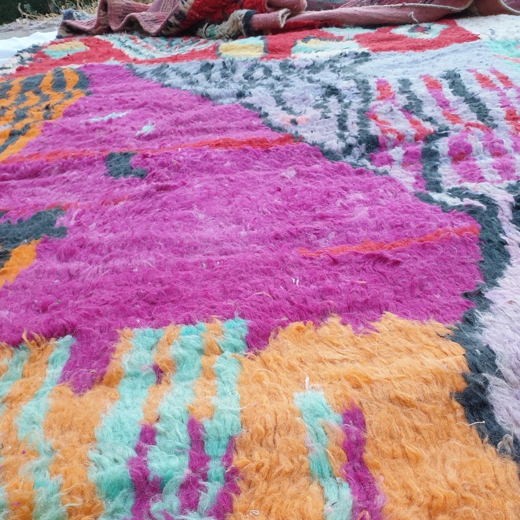 RBIAA | Boujaad Rug 13'6x9'4 Ft | 4x3 M | 100% wool handmade in Morocco - OunizZ