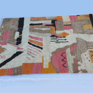RIGHK | 10'5x6'6 Ft | 3,22x2 m | Moroccan Colorful Rug | 100% wool handmade - OunizZ