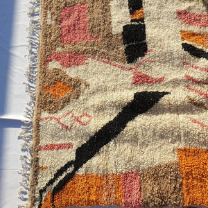 RIGHK | 10'5x6'6 Ft | 3,22x2 m | Moroccan Colorful Rug | 100% wool handmade - OunizZ