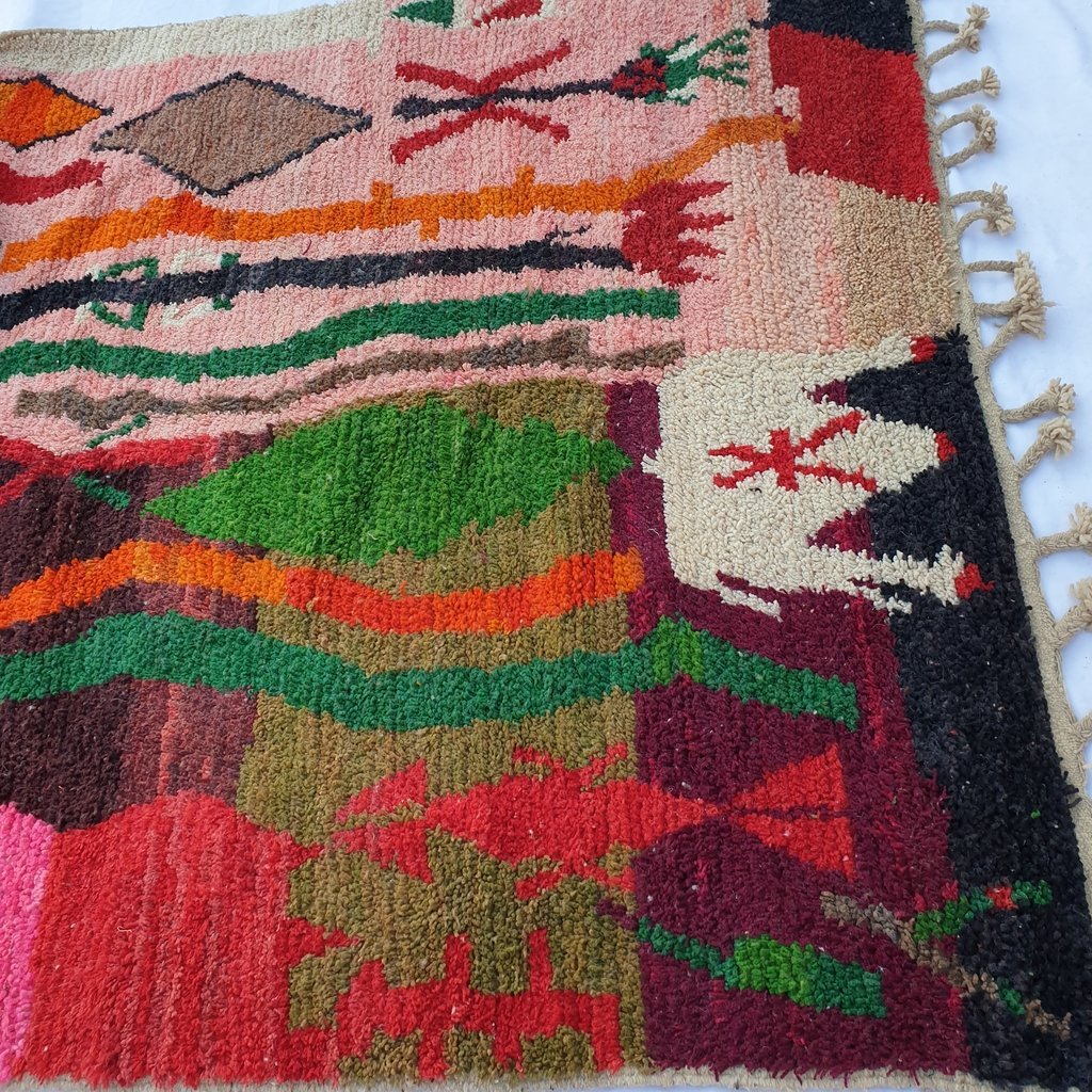 RKIYA | 10x6'5 Ft | 3x2 m | Moroccan Colorful Rug | 100% wool handmade - OunizZ
