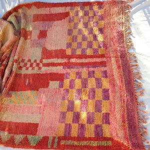 RWIZ | 8x5'7 Ft | 2,5x1,7 m | Moroccan Colorful Rug | 100% wool handmade - OunizZ