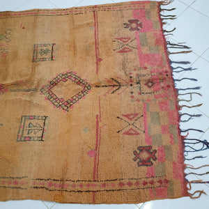 SADANA | 9'3x5'8 Ft | 2,82x1,78 m | Moroccan VINTAGE Colorful Rug | 100% wool handmade - OunizZ