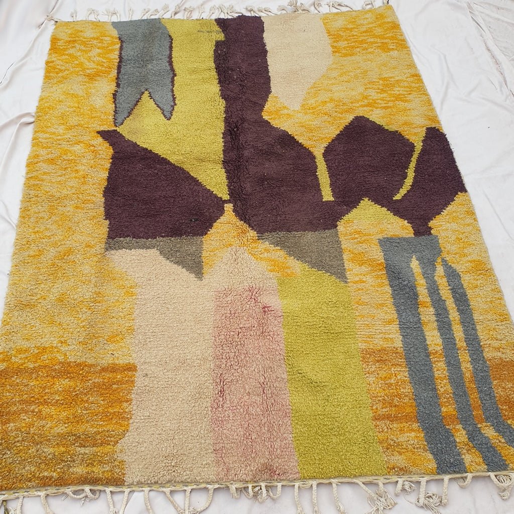Safri | 9'12x7 Ft | 278x213 cm | Moroccan Rug Beni Ourain | 100% wool handmade - OunizZ