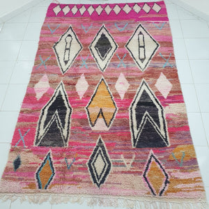 SAHARR | 9'8x6'6 Ft | 3x2 m | Moroccan Colorful Rug | 100% wool handmade - OunizZ