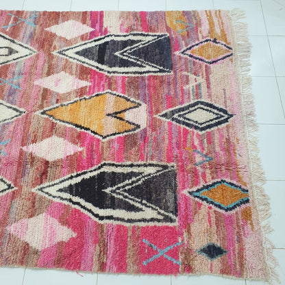 SAHARR | 9'8x6'6 Ft | 3x2 m | Moroccan Colorful Rug | 100% wool handmade - OunizZ