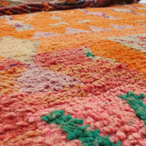 SALMIA | 10x7 Ft | 3x2 m | Moroccan Colorful Rug | 100% wool handmade - OunizZ