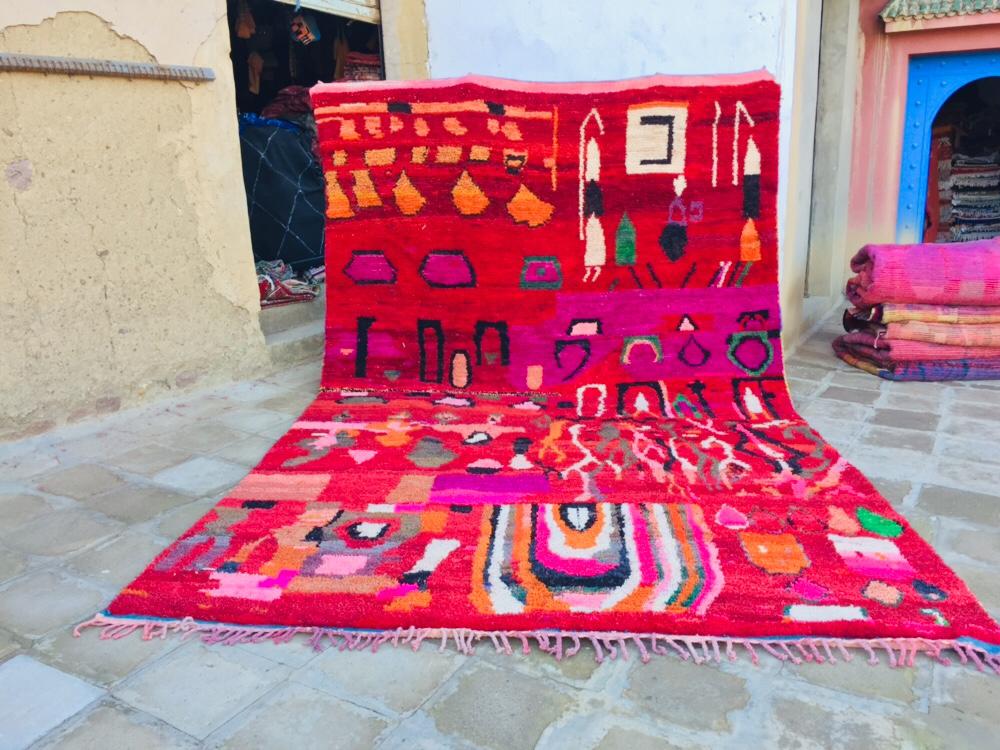 SAMITAN | Boujaad Rug | 100% wool handmade in Morocco - OunizZ