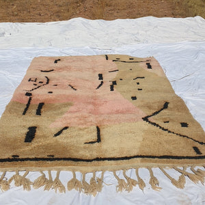 SAMLI | 9'7x6'3 ft | 3x2 m | Moroccan Boujaad Rug | 100% wool handmade - OunizZ
