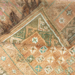 SAMRA | 10'5x5'2 Ft | 3,2x1,60 m | Moroccan VINTAGE Colorful Rug | 100% wool handmade - OunizZ