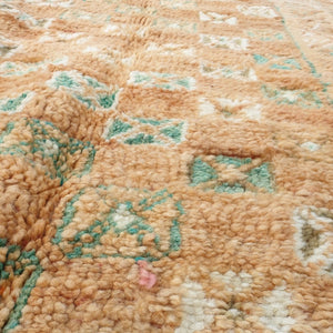 SAMRA | 10'5x5'2 Ft | 3,2x1,60 m | Moroccan VINTAGE Colorful Rug | 100% wool handmade - OunizZ