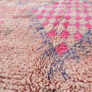 SAMRE | 10x5'2 Ft | 3x1,6 m | Moroccan VINTAGE Colorful Rug | 100% wool handmade - OunizZ