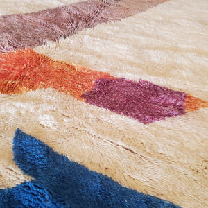 SAMS | 10'5x6'8 Ft | 3,2x2 m | Moroccan Beni Mrirt Rug | 100% wool handmade - OunizZ