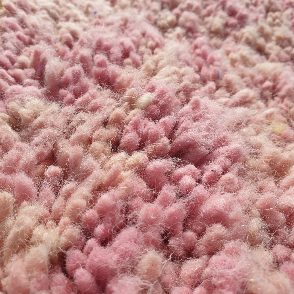 Shabby - Moroccan Rug Boujaad | Colorful Authentic Berber Handmade Bedroom Rug | 8'5x5'2 Ft | 2,60x1,58 m - OunizZ