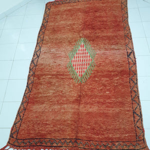 SIANA | 10'4x6 Ft | 3,16x1,82 m | Moroccan VINTAGE Colorful Rug | 100% wool handmade - OunizZ