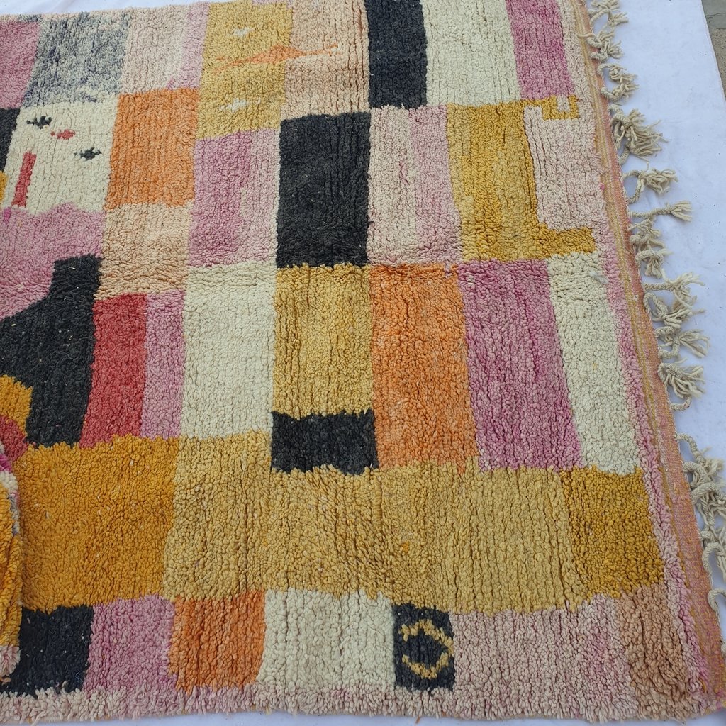 SIFRY | 9'7x6'3 Ft | 3x2 m | Moroccan Colorful Rug | 100% wool handmade - OunizZ