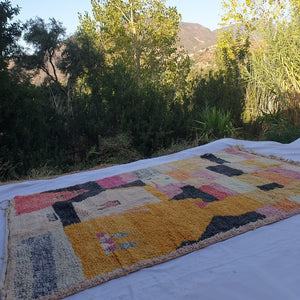 SIFRY | 9'7x6'3 Ft | 3x2 m | Moroccan Colorful Rug | 100% wool handmade - OunizZ