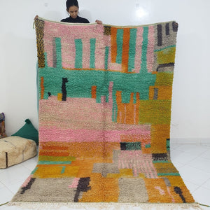 SIGRANI | 9'8x6'4 Ft | 300x194 cm | Moroccan Colorful Rug | 100% wool handmade - OunizZ