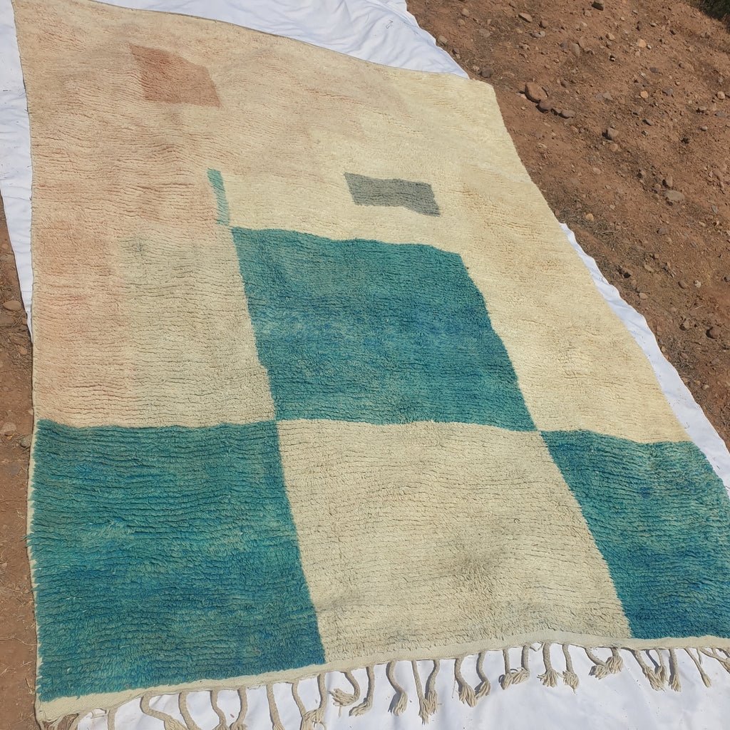 SIMARA | Boujaad Rug | 13'2x9'3 Ft | 403x283 Cm | 100% wool handmade in Morocco - OunizZ