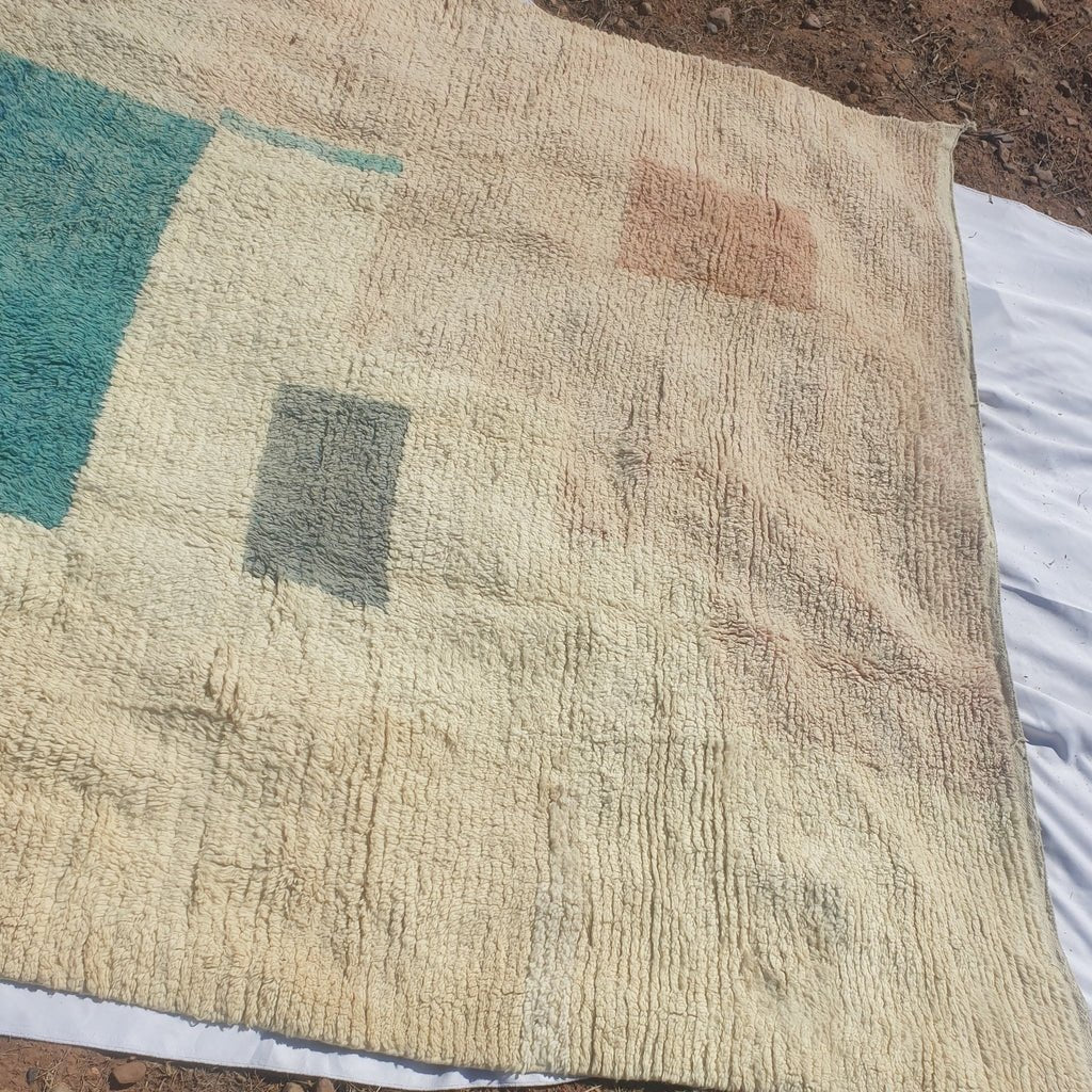 SIMARA | Boujaad Rug | 13'2x9'3 Ft | 403x283 Cm | 100% wool handmade in Morocco - OunizZ