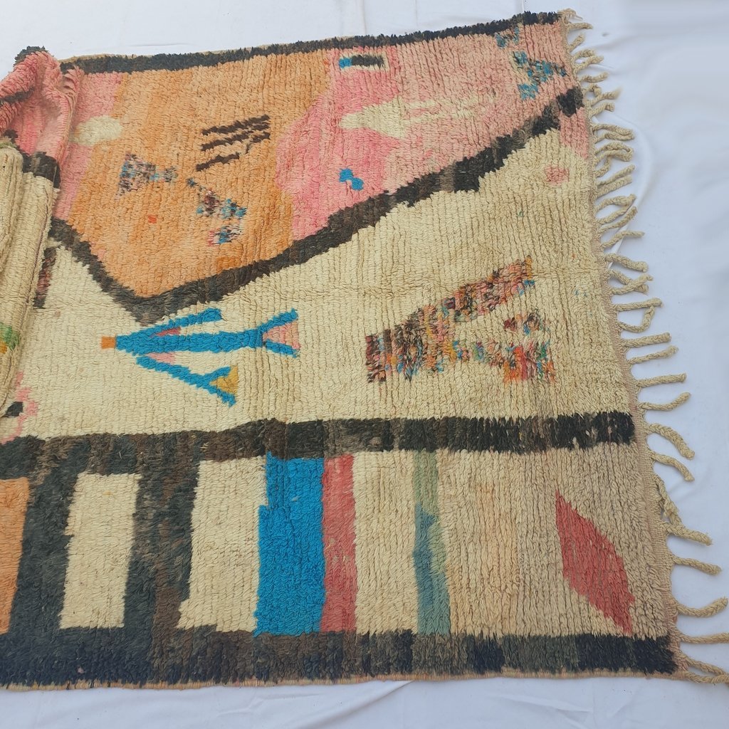 SIMARI | 9'4x6'4 Ft | 287x195 cm | Moroccan Colorful Rug | 100% wool handmade - OunizZ