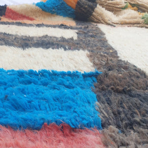 SIMARI | 9'4x6'4 Ft | 287x195 cm | Moroccan Colorful Rug | 100% wool handmade - OunizZ