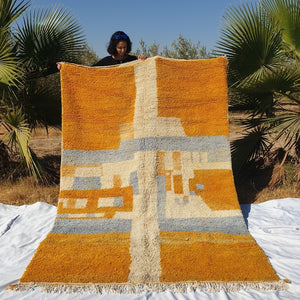 SIMASTI | 9'7x6'3 Ft | 3x2 m | Moroccan Colorful Rug | 100% wool handmade - OunizZ