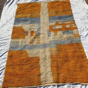 SIMASTI | 9'7x6'3 Ft | 3x2 m | Moroccan Colorful Rug | 100% wool handmade - OunizZ