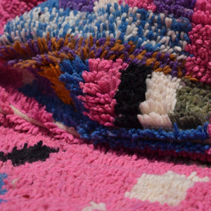 SIMIKNARI | 8x5 Ft | 2,5x1,7 m | Moroccan Colorful Rug | 100% wool handmade - OunizZ