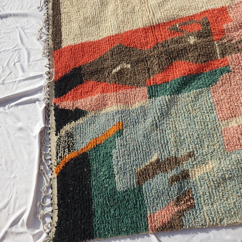SIMILISOUDA | 10'3x6'8 Ft | 3x2 m | Moroccan Colorful Rug | 100% wool handmade - OunizZ