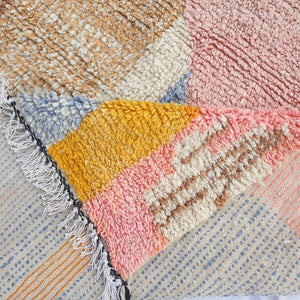 SIMISOUDA | 9'6x6'3 Ft | 3x2 m | Moroccan Colorful Rug | 100% wool handmade - OunizZ